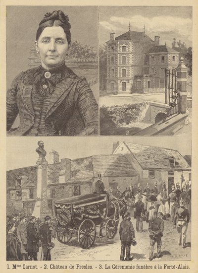 カルノー夫人の死 作： French School